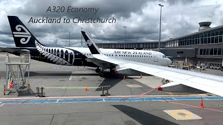 Air New Zealand Trip Report - NZ543 A320 Economy Auckland to Christchurch