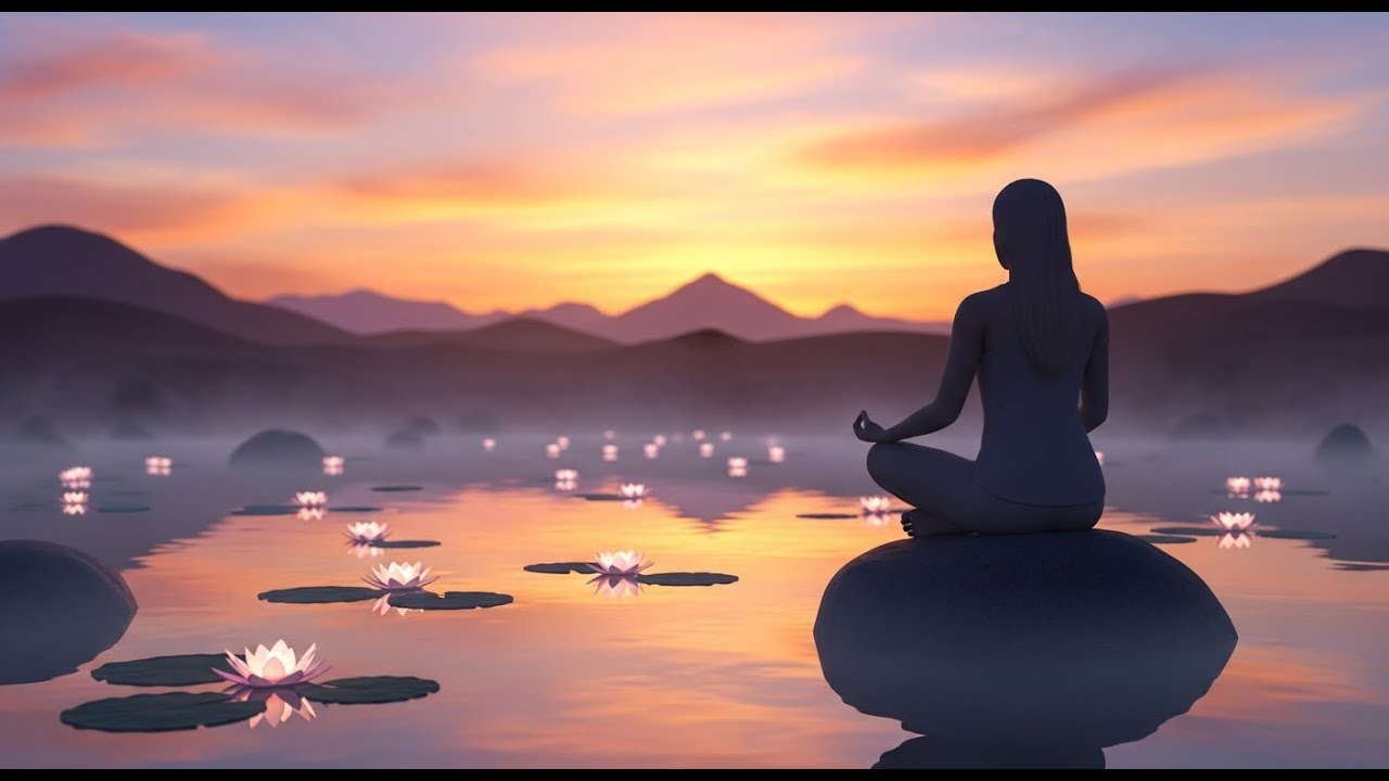 Relaxing Ambient Music with Nature Sounds 🌊 Deep Sleep, Meditation, Yoga & Anxiety Relief