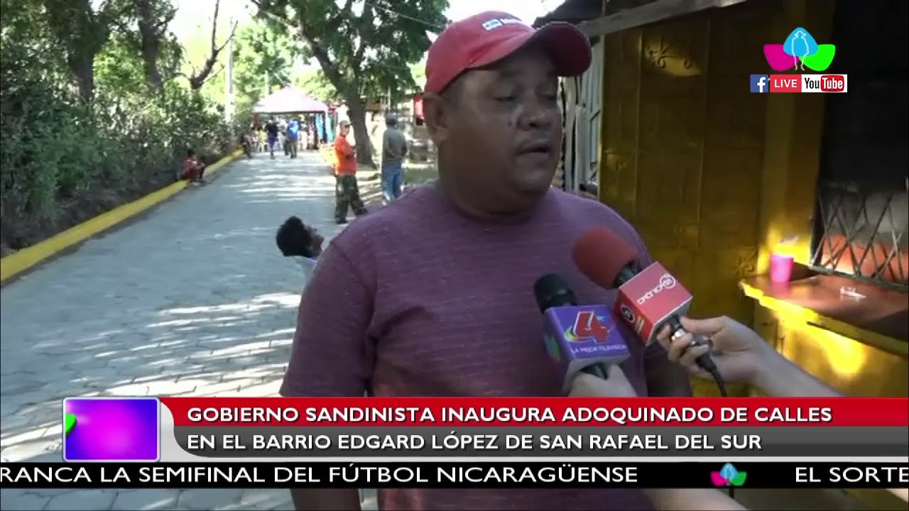 Gobierno Sandinista inaugura adoquinado de calles en el barrio Edgard ...