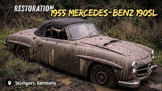 It Refused to Die — This Abandoned 1955 Mercedes 190SL Reached $200,000