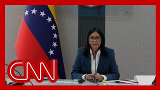 Venezuela VP demands 'immediate release' of Maduro and his wife