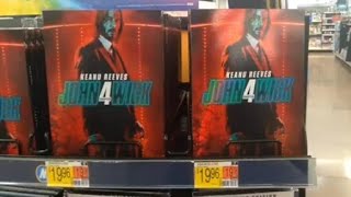 John Wick Chapter 4 Blu-ray, 4k and Dvd Hunt at Walmart
