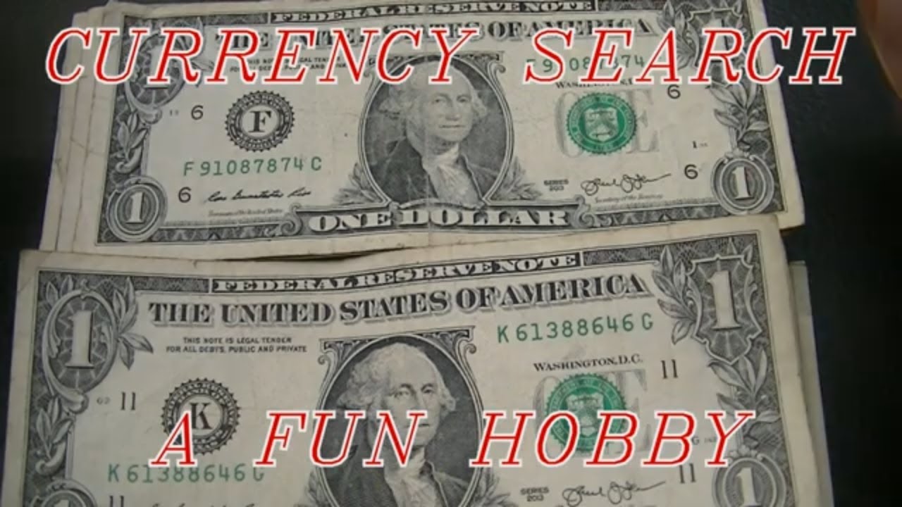Fun Hobby $1 Bill Search For Unusual Serial Numbers #9 - YouTube
