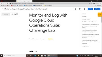 Qwiklabs   Monitor and Log with Google Cloud Operations Suite Challenge Lab GSP338
