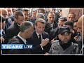 Altercation entre macron et des policiers israliens  jrusalem