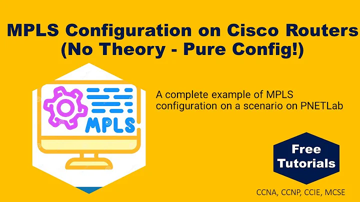 MPLS Configuration on Cisco Routers (No Theory - Pure Config!)