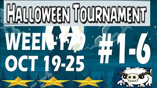 Angry Birds Friends-Halloween Tournament Week-179 All Levels 1-6 High Score Strategy