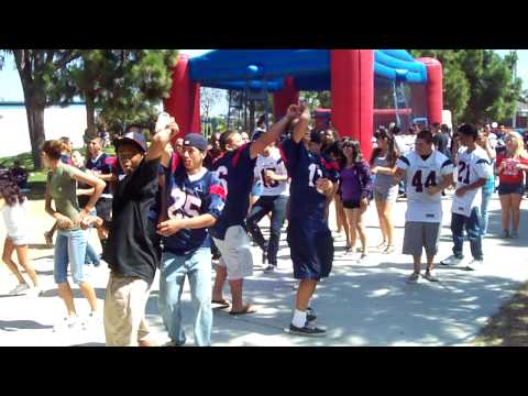 Various students dancing.