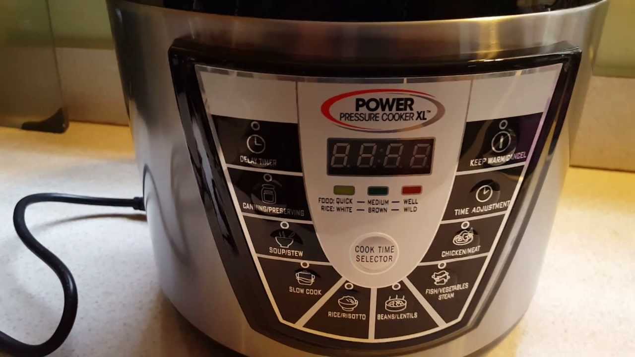 Power Pressure Cooker XL Digital 8 qt. Pressure Cooker w/ Dual Racks on QVC  