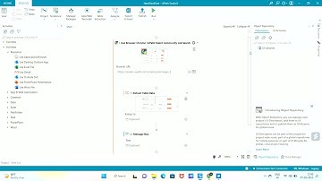 Uipath Automation Project - 1 : Extracting and Displaying a table in a message box