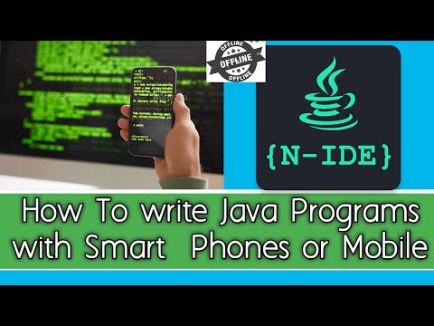 How to write and practice Java Programs on Android Smartphones easy way to use mobile JAVA IDE