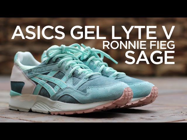 Cesta Anónimo cruzar Closer Look: Ronnie Fieg x Asics Gel Lyte V - "Sage" - YouTube