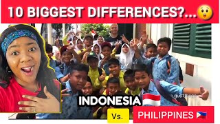Reaction To Indonesia VS Philippines (10 Biggest Differences?) 🇮🇩/🇵🇭