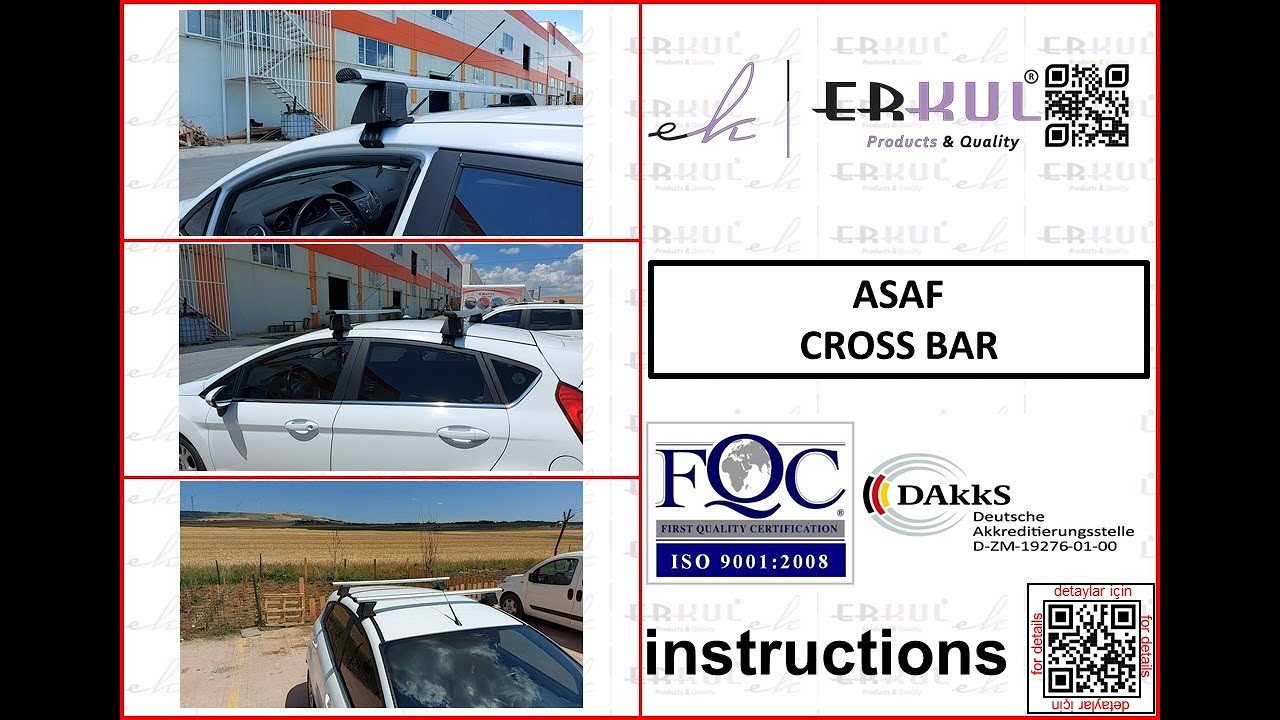 Asaf Crossbar Installation (bare roof type) Video / Asaf Ara Atkı