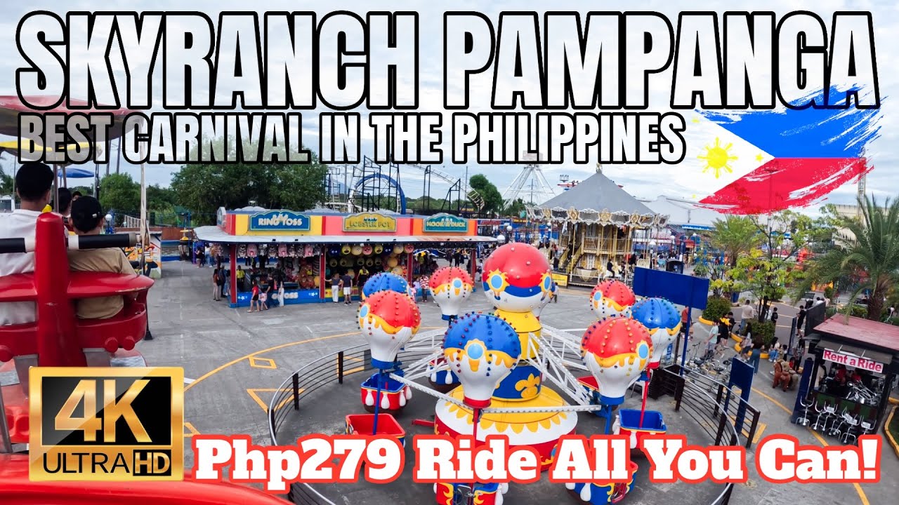 4k Video 🇵🇭 Skyranch Pampanga Ride All You Can Php279 only!