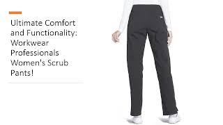 Ultimate Comfort and Functionality: Workwear Professionals Women's Scrub Pants!