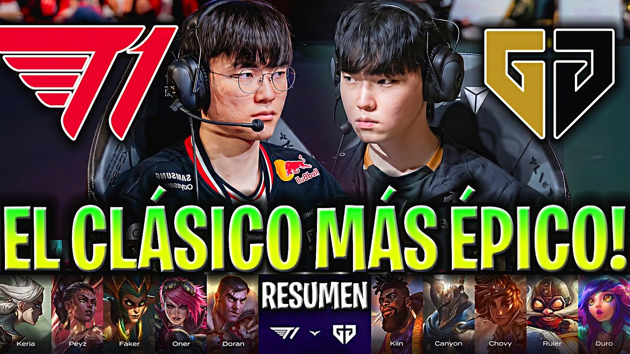 FAKER vs CHOVY! 😱EL CLÁSICO MÁS ÉPICO DE LA HISTORIA!🔥 | T1 vs GEN Resumen Completo LCK SPRING 2026