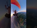 Paramotor descent from 7,000 feet