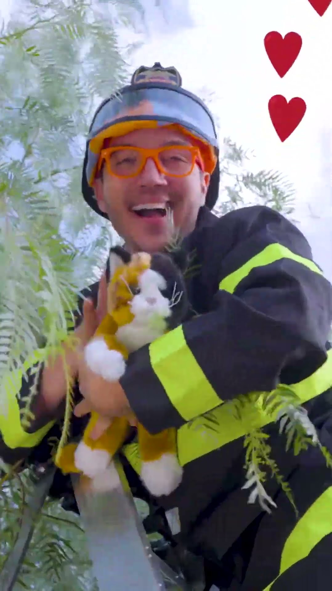 Blippi \u0026 Meekah in Firefighter Mode?‍? | Blippi Shorts | #shorts #blippi #blippimusic