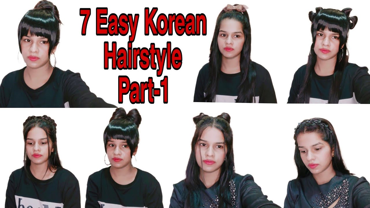 Quick & Easy Korean Hair Style for Girls ✅ Cute Hairstyle Tutorial 