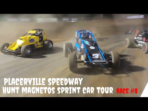 Placerville Speedway | Hunt Magnetos Sprint Car Tour Race #8 | Tony Soper 11s