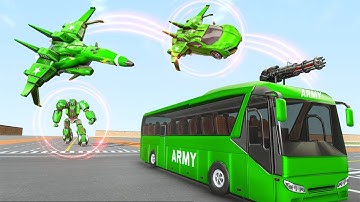 This All Robot Hit All of People? Army Bus Robot Car Game – Transforming robot games 2021