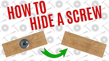 Simple Way To Hide A Screw - Average Joe