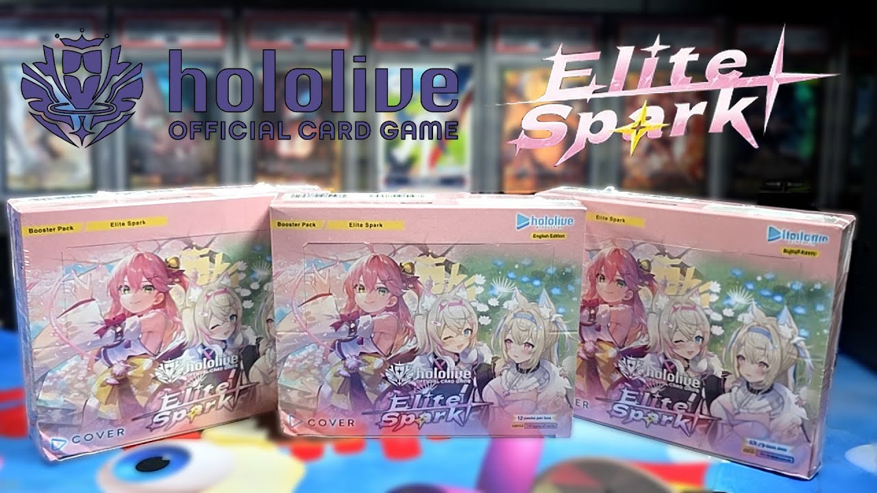 The Hololive TCG is getting better! (Hololive Elite Spark English Opening!)