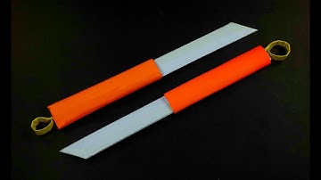 How to make a Double Sword - (Two in one) - Mini Weapon
