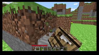 Minecraft Indev february 19 version Gameplay. Part 1.