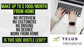 Telus International Work From Home - Best Side Hustles screenshot 3