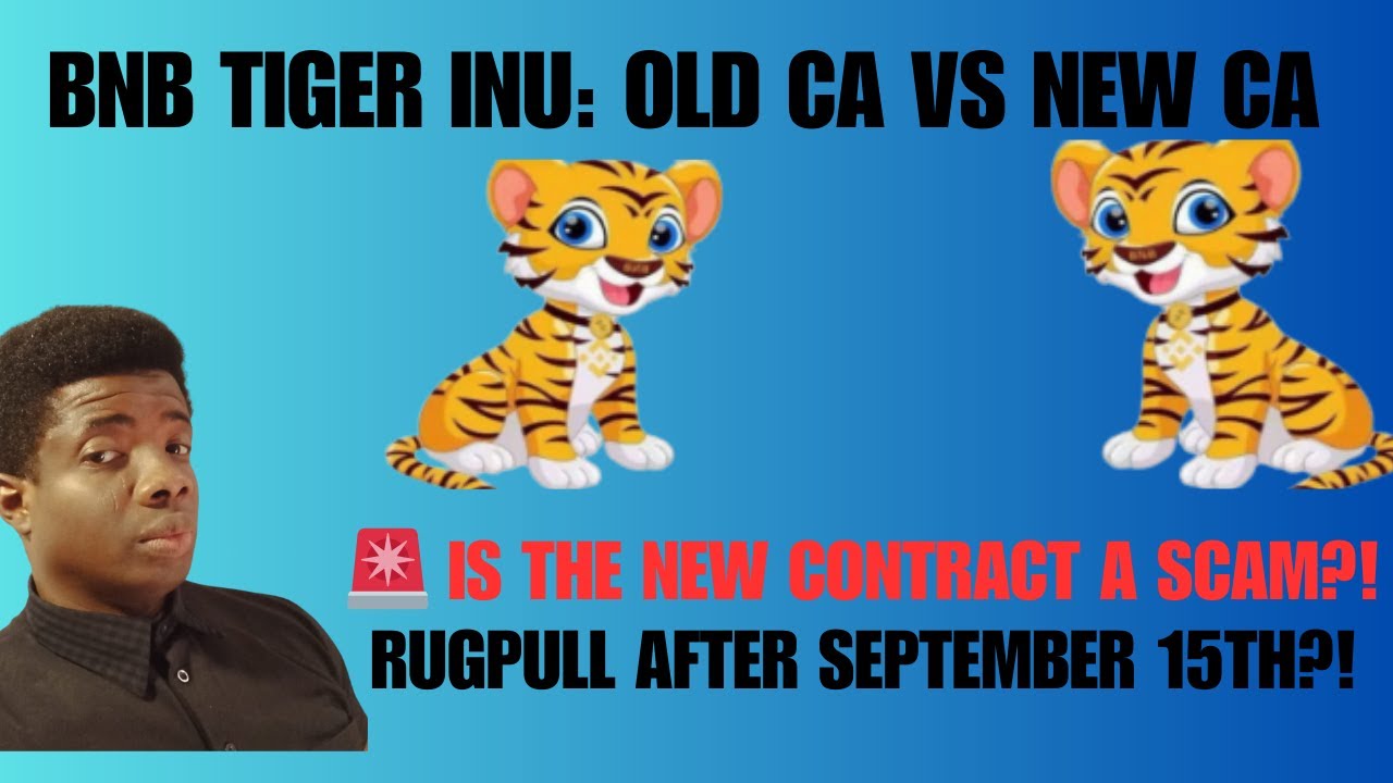 🔥BNB Tiger Inu: Old CA vs New CA 🚨 Is the New Contract a SCAM?! Rugpull  After September 15th🔥?! - YouTube