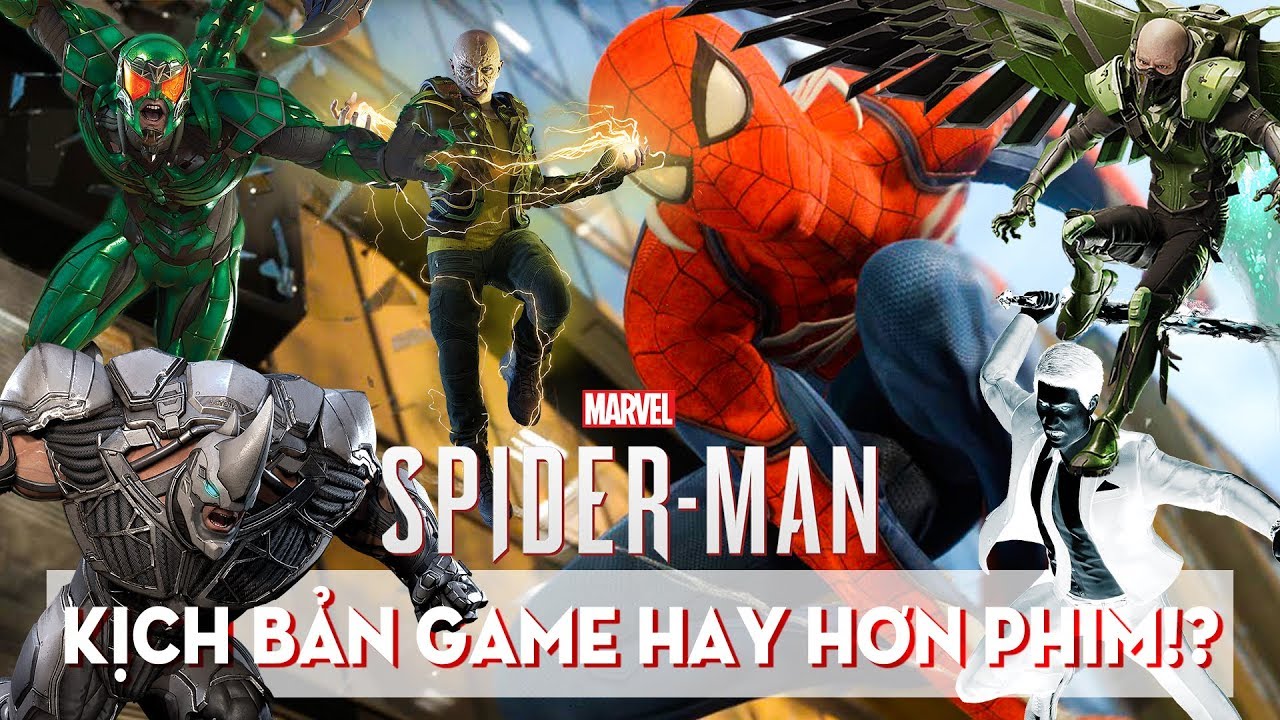 Tóm tắt cốt truyện game còn hay hơn cả phim Spider man! - Marvel's Spider-man PS 4 - youtube