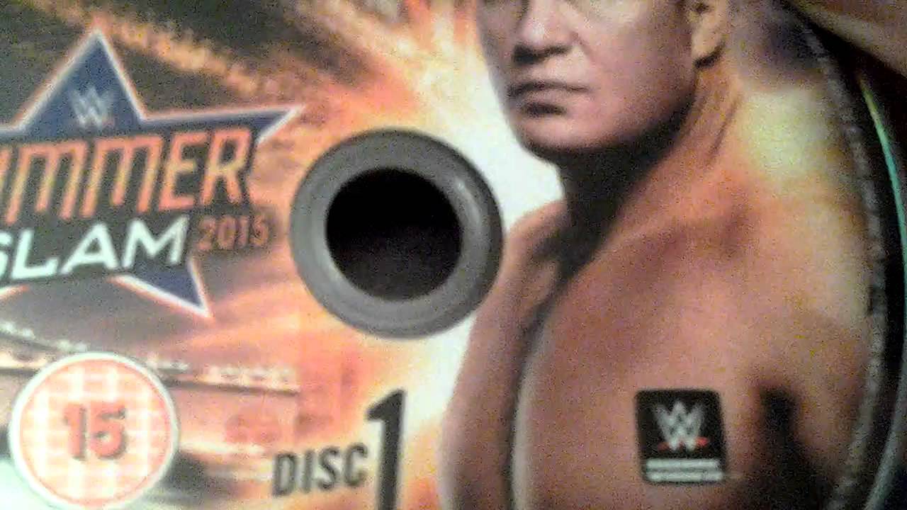 Unboxing WWE summerslam 2015 dvd