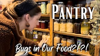 HOMESTEAD PANTRY CHALLENGE + PANTRY & DEEP FREEZER FOOD STORAGE TOUR #threeriverschallenge