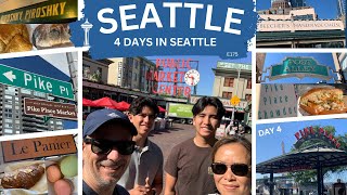 WELCOME TO THE PIKE PLACE MARKET IN SEATTLE WASHINGTON -A Full Day at the Pike / Amazon Center Day 4
