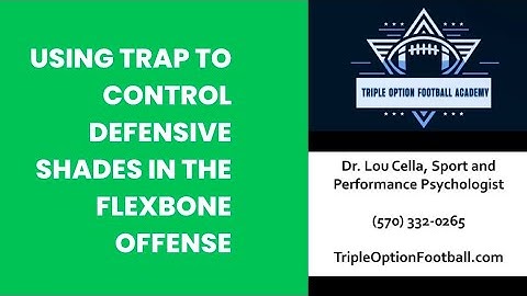 Utilize TRAP to Influence the Dominant Shade #flexbone #coaching #tripleoption #airforcefootball