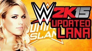 WWE 2K15 MOD - LANA SUMMERSLAM 2015 screenshot 1