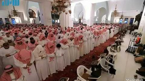 تلاوة رائعه وجميلة لمطلع سورة آل عمران  للشيخ خالد الجليل  من شهر 1438/2 هجري