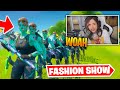 STREAM SNIPING Fortnite FASHION SHOWS and this happened! (SO FUNNY)