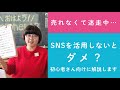 質問8「売れなくて迷走中…SNSを活用しないとダメ？～ネット販売初心者向けのテコ入れの考え方～」ハンドメイド作家さんのお悩み相談：おはようminneLAB