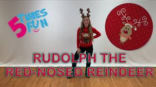 Fun Holiday Dance Choreography to Rudolph The Red-Nosed Reindeer