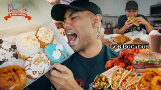 FULL DAY OF CHEATING AT MY FAVORITE RESTAURANTS | DONUTS | MEXICAN CUSINE | GOURMET BURGERS