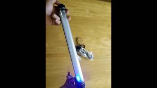UYC Waterproof IPX8 LED Brightest Light Portable Flashlight Powered by 10400mA Rechargeable Battery