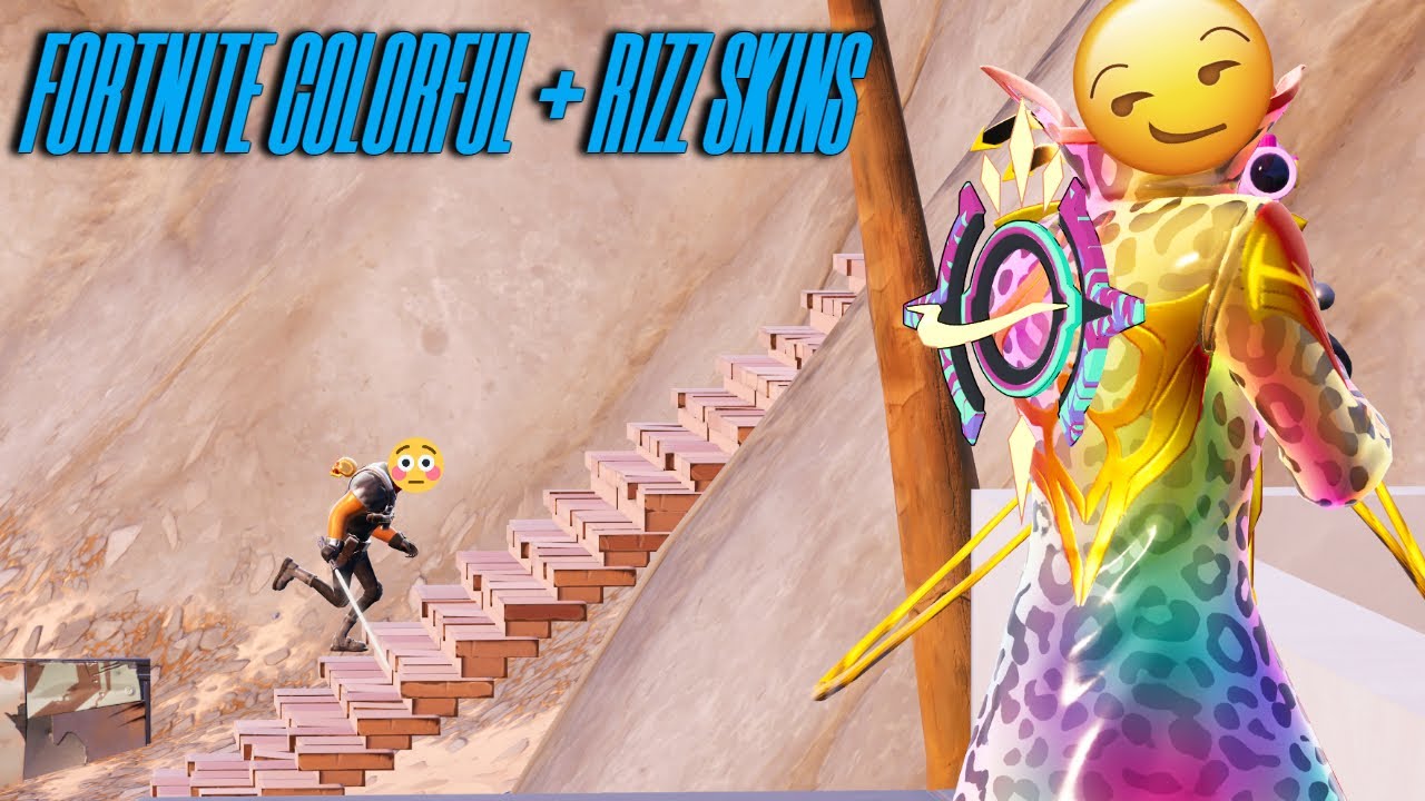 Fortnite Colorful + Rizz skins YouTube