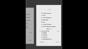 BSC 4th semester GEOLOGY HONOURS(Stratigraphy) PAPER -IX (NOU)2022