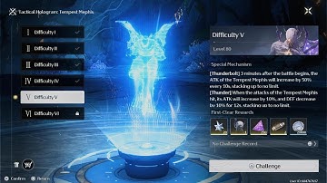 DEFEATING LEVEL 80 TEMPEST MEPHIS TACTICAL HOLOGRAM! WUTHERING WAVES 2.6