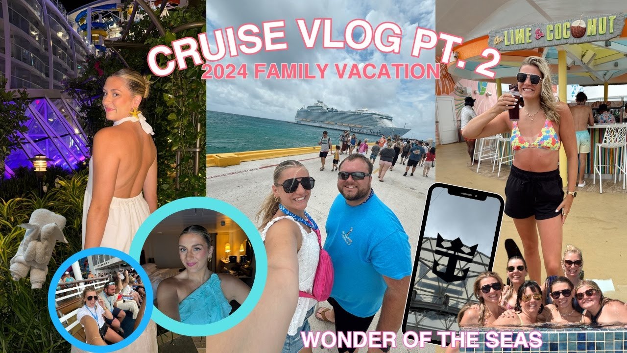 CRUISE VLOG 2 | Royal Caribbean Wonder of the Sea's 2024 - YouTube