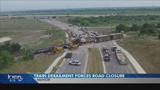 Train derailment in Manor