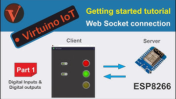 Virtuino IoT - Web Socket connection with ESP8266 part1